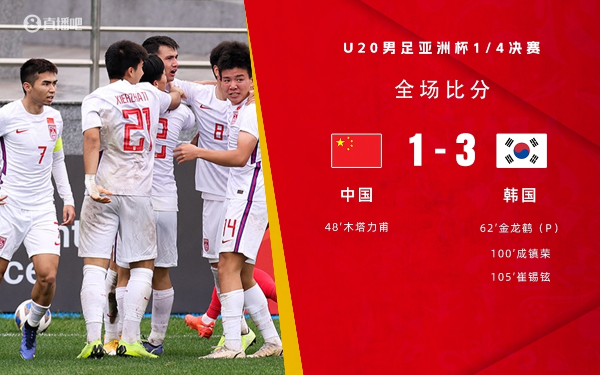復(fù)仇！U22國(guó)足絕殺復(fù)仇韓國(guó)，2年前U20亞洲杯加時(shí)憾負(fù)無(wú)緣世青賽