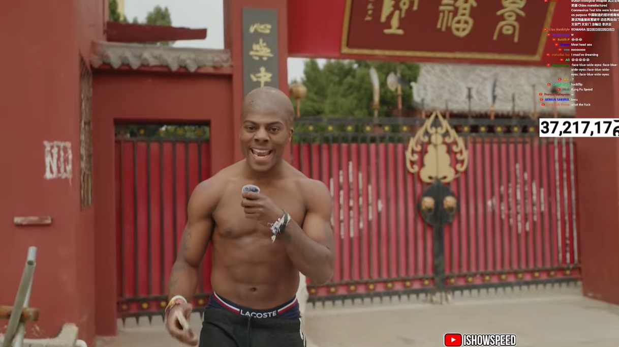 光頭造型！Speed中國行來到鄭州少林寺，上香拜佛學(xué)功夫